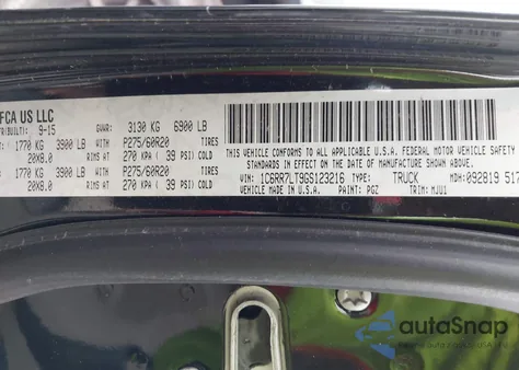 2016 Ram 1500 Big Horn from USA, damaged, VIN 1C6RR7LT9GS123216